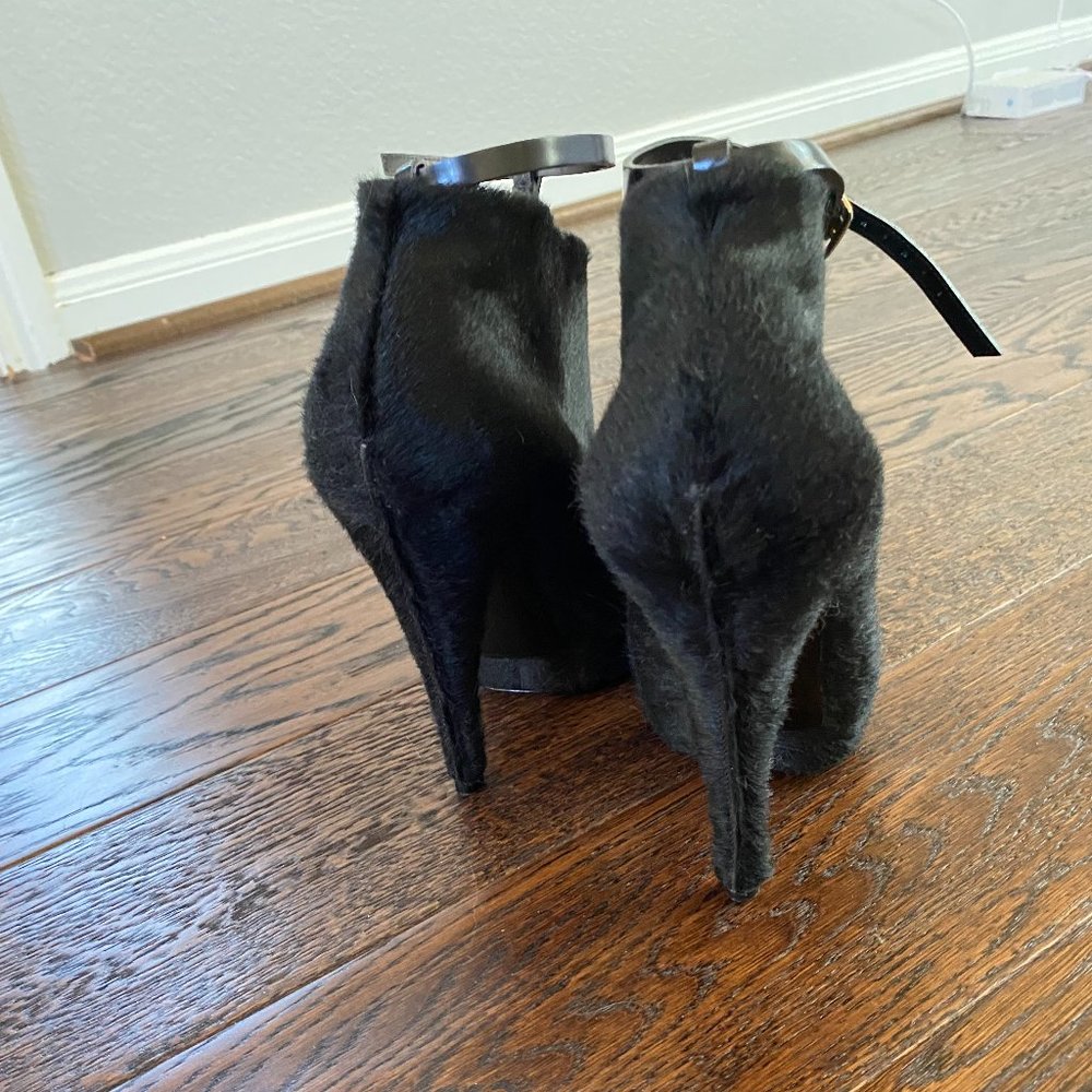 Givenchy Calf Hair Ankle Boots Booties Size 37 - Picture 2 of 12